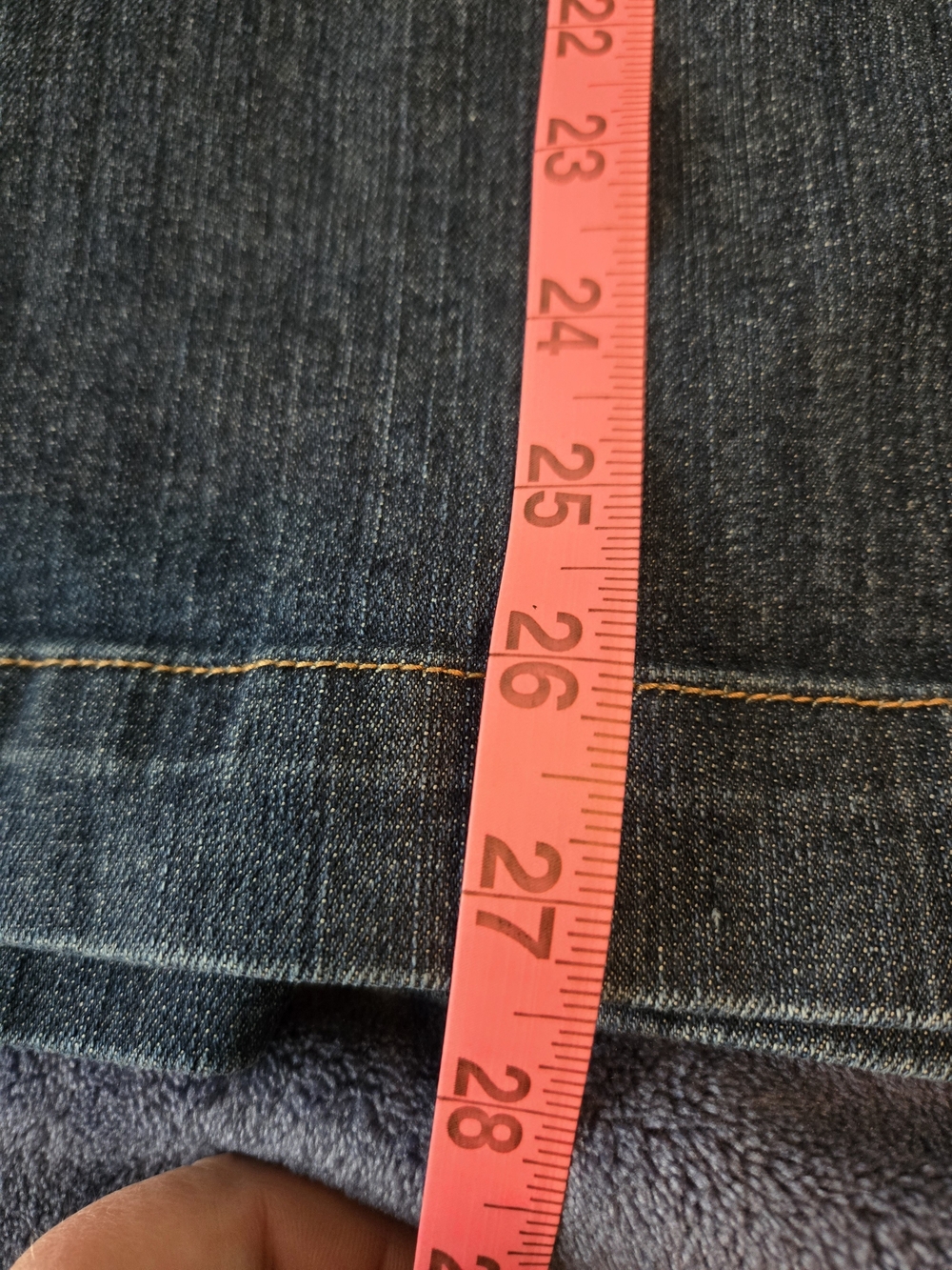 Christopher & Banks Dark Blue Denim Midi Skirt - Picture 2 of 4